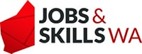 Jobs & Skills WA logo.